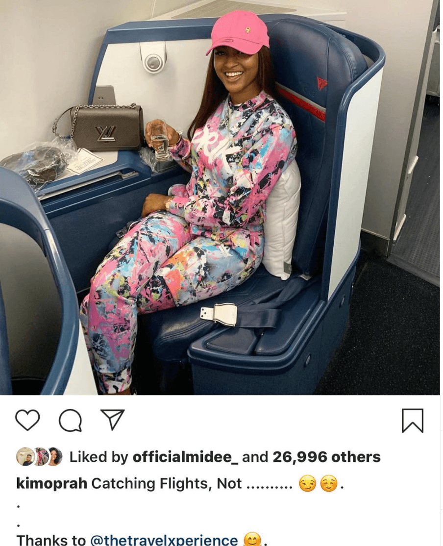 Business class journey — featured on Instagram